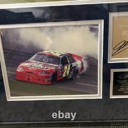 Souvenirs de Jeff Gordon Édition Limitée 2005 NASCAR Nextel Cup Photo Encadrée