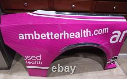 Spire Motorsports Ambetter #71 Chevy de course utilisé Fender de Zane Smith NASCAR Bristol