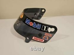 TONY STEWART Visière de Casque Autographiée Utilisée en Course NASCAR Bass Pro Shops Mobil1