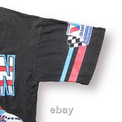 T-Shirt vintage de NASCAR Mark Martin 1994 avec impression intégrale Taille XL