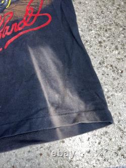 T-shirt NASCAR Vintage 90s Dale Earnhardt The Black Knight AOP Taille L RARE