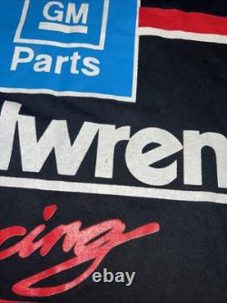 T-shirt NASCAR Vintage 90s Dale Earnhardt The Black Knight AOP Taille L RARE