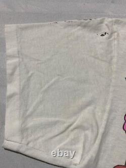 T-shirt Nascar Vintage Mark Martin Pink Panther Taille Moyenne 1994 Usé des années 90
