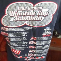 T-shirt à manches courtes vintage Dale Jarrett NASCAR pour homme taille XL, champion de la Winston Cup 1999.
