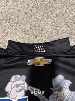 T-shirt de l'équipe de pit de NASCAR Connor Zilisch #88 Blue's Hog JRM Taille M JR Motorsports