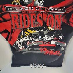 T-shirt vintage Dale Earnhardt Black Knight XXL en bon état d'occasion