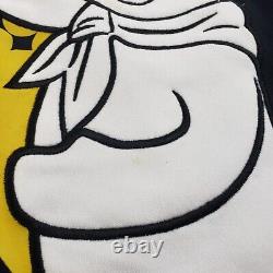 Taille Large Veste Nascar Pillsbury Doughboy General Mills Noire et Jaune