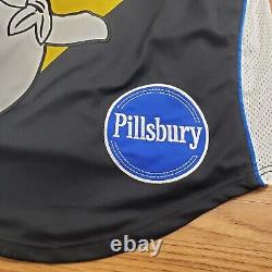 Taille Large Veste Nascar Pillsbury Doughboy General Mills Noire et Jaune