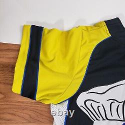 Taille Large Veste Nascar Pillsbury Doughboy General Mills Noire et Jaune