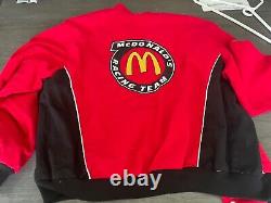 Taille XL des années 90 Jeff Hamilton Bill Elliott Nascar veste McDonald's #94 Winston