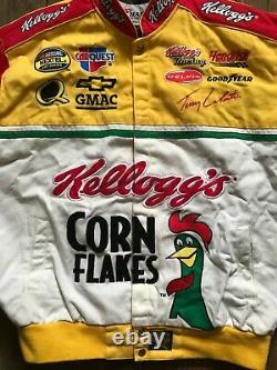 Terry Labonte #44 Kellogg's Corn Flakes Racing Jacket Homme Grand L Nascar