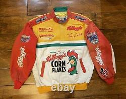 Terry Labonte #5 Kellogs Racing Jacket Homme Grand Nascar 50th Ann. 1998