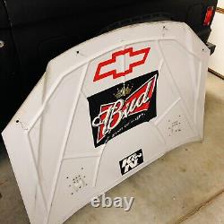 Tôle de capot utilisée dans la course Nascar Kevin Harvick RCR Rheem BUD Car #391 Chevy