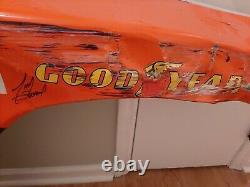 Tony Stewart Signed Race Used Home Depot Sheet Metal Gibbs Racing Winston Cup