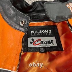 Tony Stewart Veste 2xl Wilsons Cuir Chase Authentics Nascar Racing Starter