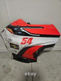 Ty Gibbs 2025 #54 Atlanta Saia Panneau de nez en tôle utilisé en course NASCAR JGR COA