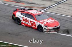 Ty Gibbs 2025 #54 Atlanta Saia Panneau de nez en tôle utilisé en course NASCAR JGR COA