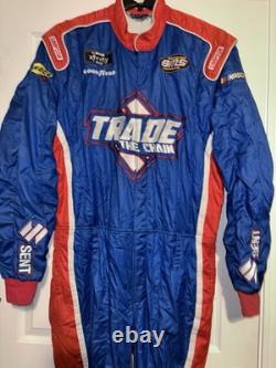U24456 2XL 42W x 36L Combinaison de Piste Nascar Équipe de Pit SFI Brandon Brown Trade Ch G3D