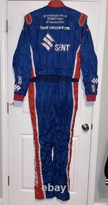 U24456 2XL 42W x 36L Combinaison de Piste Nascar Équipe de Pit SFI Brandon Brown Trade Ch G3D