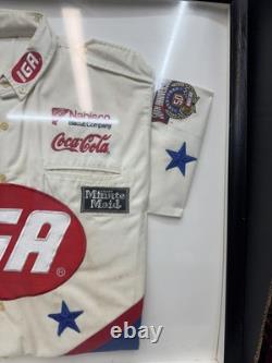 Uniforme NASCAR de Fleming IGA, série Busch 1998, 50e anniversaire encadré