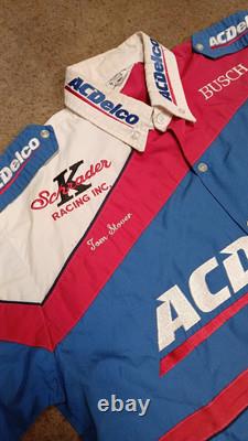 Uniforme de l'équipe de pit utilisé en course Vintage Ken Schrader Racing Inc Simpson RARE