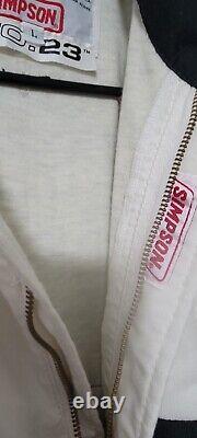 Uniforme officiel de la série nationale NASCAR Simpson - Combinaison ignifuge LG Grande pièce