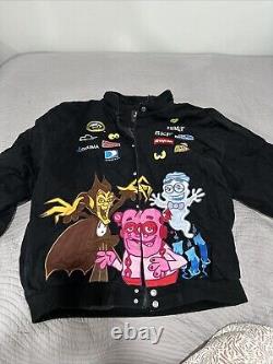 VTG 2009 Veste Nascar noire pour hommes General Mills Monsters Cereal Nascar 3XL