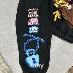 VTG 2009 Veste Nascar noire pour hommes General Mills Monsters Cereal Nascar 3XL