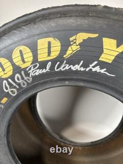 VTG Darrell Waltrip NASCAR Pneus Utilisés en Course Signé par Buddy, Todd Parrott & Plus