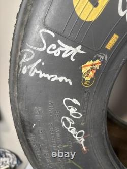 VTG Darrell Waltrip NASCAR Pneus Utilisés en Course Signé par Buddy, Todd Parrott & Plus