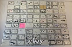 Vaste collection de 187 autographes NASCAR des années 1990, provenant d’un seul propriétaire
