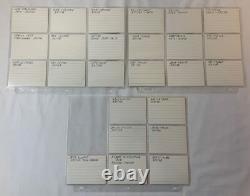 Vaste collection de 187 autographes NASCAR des années 1990, provenant d’un seul propriétaire