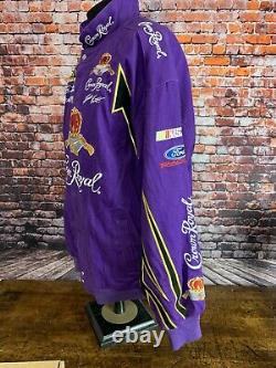 Veste Chase Authentics Crown Royal Style Bomber Nascar pour Homme Taille 2XL