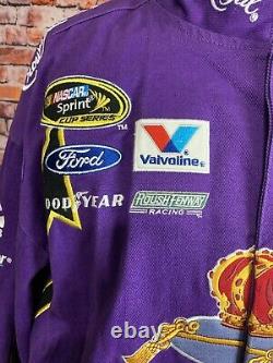 Veste Chase Authentics Crown Royal Style Bomber Nascar pour Homme Taille 2XL
