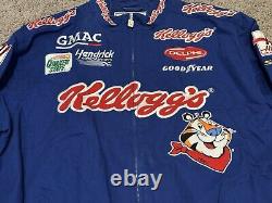 Veste Chase Authentics Terry Labonte Kelloggs Bleue Taille Large NASCAR