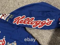 Veste Chase Authentics Terry Labonte Kelloggs Bleue Taille Large NASCAR