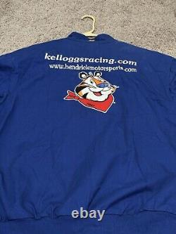 Veste Chase Authentics Terry Labonte Kelloggs Bleue Taille Large NASCAR