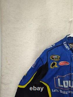 Veste Chase Authentics pour homme petite bleue en coton à manches longues Nascar Lowes