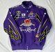 Veste Crown Royal Nascar Pour Hommes En Taille Large Chase Authentics Matt Kenseth, Violet Avec Boutons Pression.