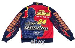 Veste Jeff Gordon Medium Champion Uniforme NASCAR Vintage JH Design Racing