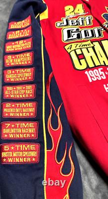 Veste Jeff Gordon Medium Champion Uniforme NASCAR Vintage JH Design Racing