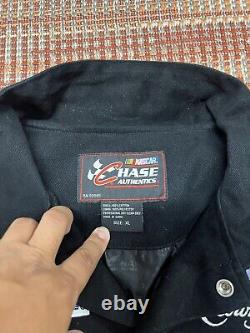 Veste Matt Kenseth Crown Royal de style bombardier Chase Authentics Vtg Nascar pour hommes taille XL