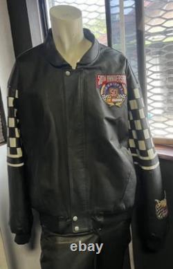 Veste NASCAR 50e anniversaire Vintage Jeff Hamilton pour homme taille moyenne