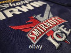 Veste NASCAR Crown Royal ULTRA RARE Haute Qualité Kurt Busch Taille L Homme