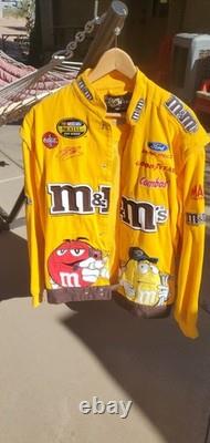Veste NASCAR Elliott Sadler Chase Authentics Drivers Line jaune M&M's taille L