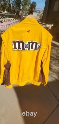Veste NASCAR Elliott Sadler Chase Authentics Drivers Line jaune M&M's taille L