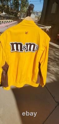 Veste NASCAR Elliott Sadler Chase Authentics Drivers Line jaune M&M's taille L