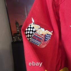 Veste NASCAR Jeff Hamilton Jeff Gordon vintage XL Rainbow Warrior DuPont Racing des années 90