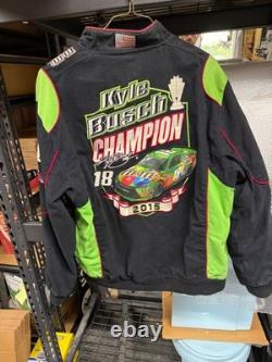 Veste NASCAR Kyle Busch Lot de 2 M&M's Racing Champion 2015 & Manteau Marron