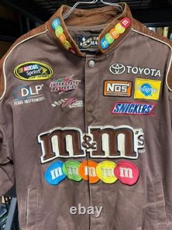 Veste NASCAR Kyle Busch Lot de 2 M&M's Racing Champion 2015 & Manteau Marron